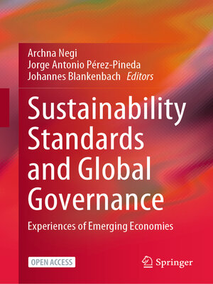 cover image of Sustainability Standards and Global Governance